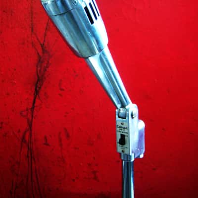 Vintage 1950's Calrad DM-17 dynamic microphone High Z w cable Lafayette Olson Aiwa Electro Voice 664 image 6