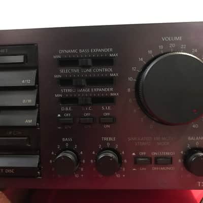 Onkyo TX-84 Quartz Synthesized Tuner Amplifier 1987 Black image 5