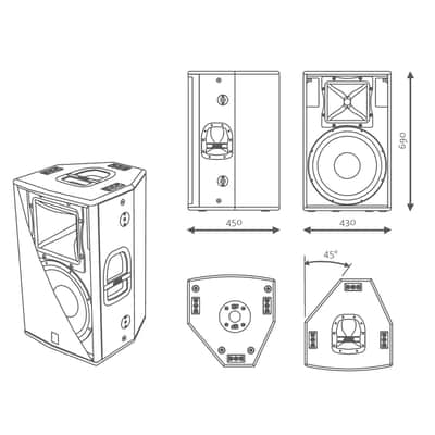 dB Technologies DVX D15 HP Aktivlautsprecher image 3