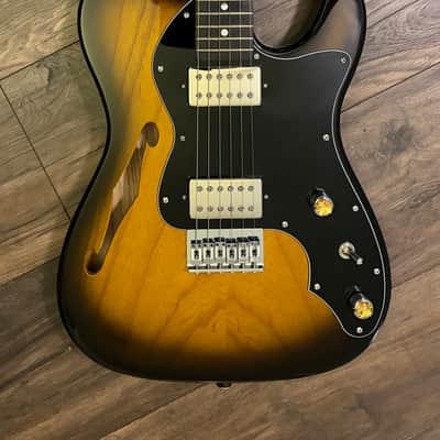Warmoth  Telecaster Thinline + New Gig Bag image 2