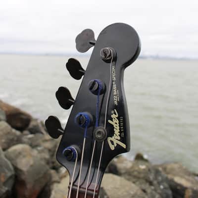 Fender  P-J Bass (Precision Jazz Special) Japan Duff PJ-555 JV  1984  Black image 24