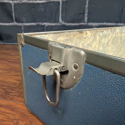 Rogers Vintage Blue Snare Drum Case + Rogers 4843 Mallets w/ Cover 1956–1965 image 20