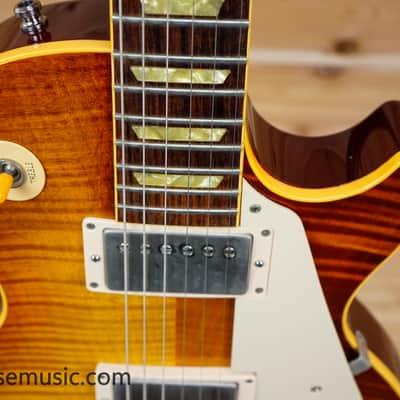 Gibson Custom Shop Historic Collection '59 Les Paul Standard Flametop Reissue 1995 - Iced Tea Burst image 8