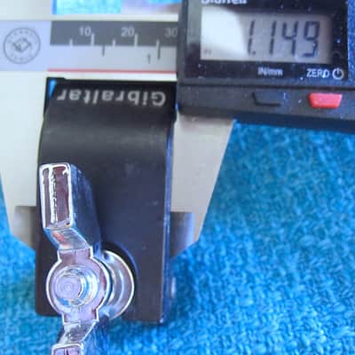 Gibraltar SC-GRSHML Road Series Hinged Wing-Tension Rack Memory Lock, Doublle-Sided Single Spline image 6
