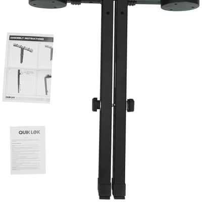 Quik Lok WS-640 Adjustable T Stand 4 Keyboard/Mixer/Speaker/Rack/CD/Record Case image 8