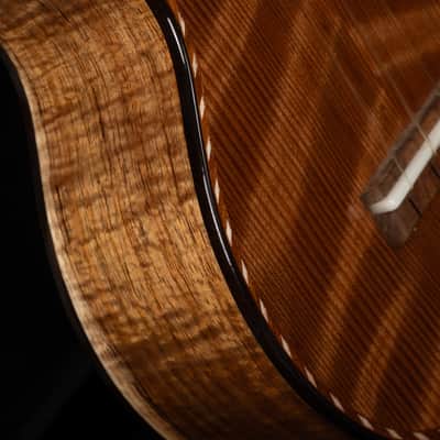 olaMestre curly redwood tasmanian Blackwood soprano ukulele image 13