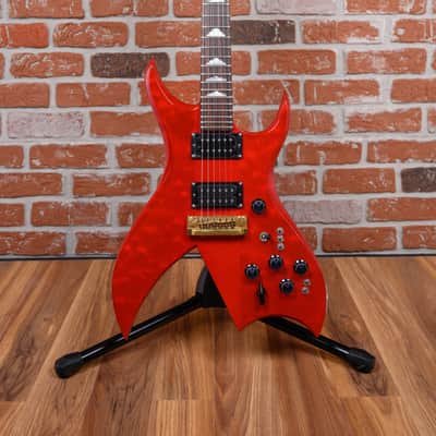 B.C. Rich Bich Six Transparent Red 1984 w/Hard Shell Case image 4