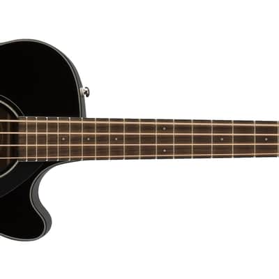 Immagine New Fender CB-60SCE Acoustic-Electric Bass with Laurel Fretboard - Black, Find Inner Peace, Support Small Business! - 2