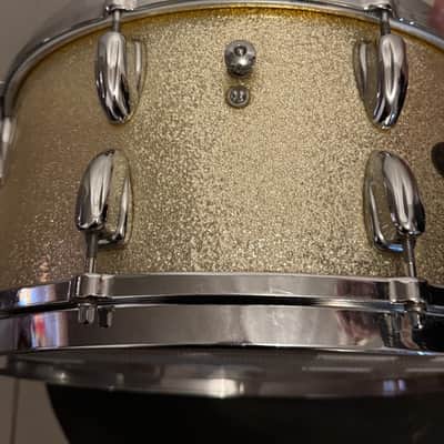Slingerland 59/60 Radio King Super Gene Krupa 14X7 Silver Sparkle unique custom order features image 8