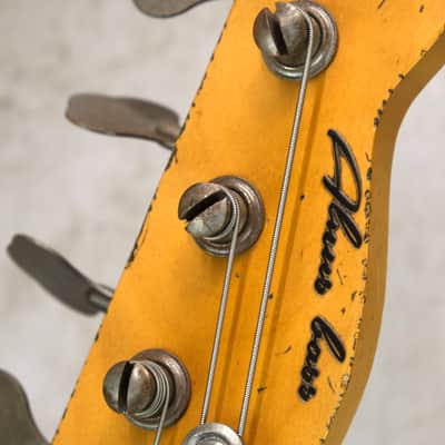 Alnus Bass luthier Made '51 P Bass - Aged Charcoal Frost Metallic image 9