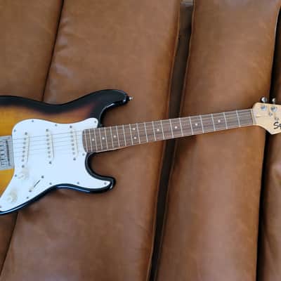 Squier Mini Stratocaster 3/4 Size Tobacco Sunburst 2018 Indonesia image 1