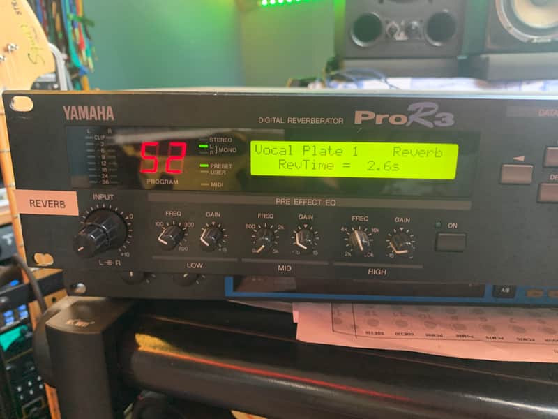 Yamaha Pro R3 Digital Reverberator 1995 - Black image 1