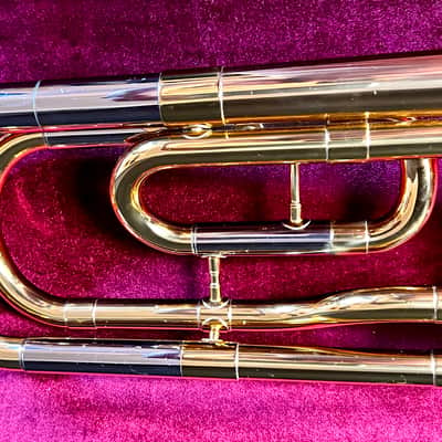 Yamaha YSL-448 G Tenor Trombone w/ F Attachment!🔥 Beautiful 🔥 image 12
