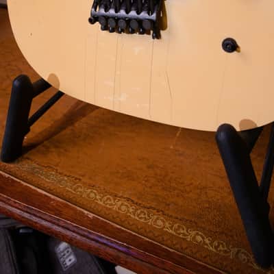 High End Vintage Fernandes TEJ-85 Telecaster Type Guitar MIJ Japan Lawsuit Era - Olympic White, Natural Relic image 8