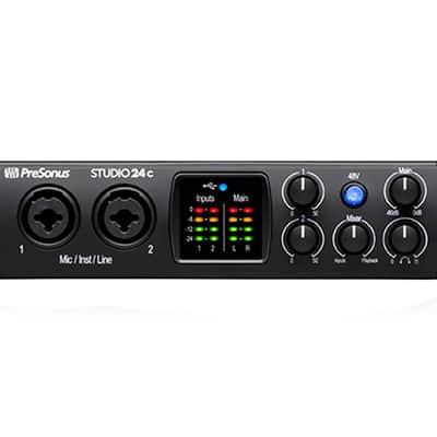 PreSonus Studio 24C 2x2 USB-C Audio / MIDI Interface | Reverb