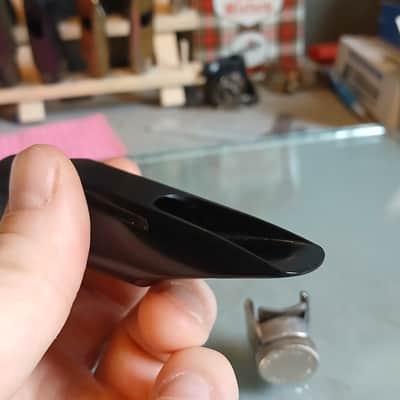 Lawton 6 Star B Alto Mouthpiece - Hard Rubber image 6