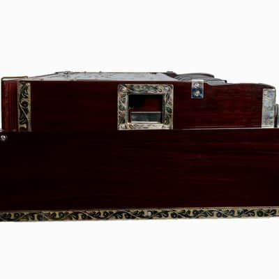 Handmade Harmonium 13 Scale Changer Exclusive Concert Quality Portable 4 Reed Indian Teak image 6