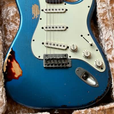 Haar S Model Relic Old Headstock Voodoo Pick-Ups Handmade Guitar with Haar Case image 1