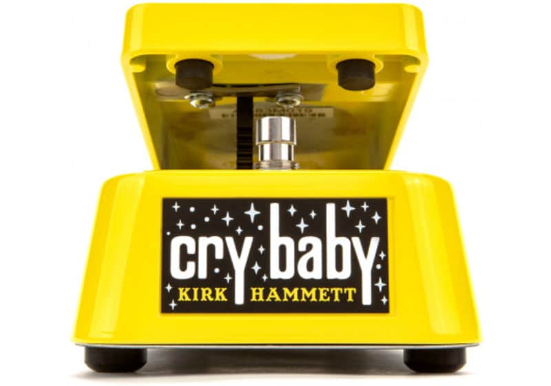 Dunlop KH95Y Kirk Hammett Signature Cry Baby Wah - Yellow image 1