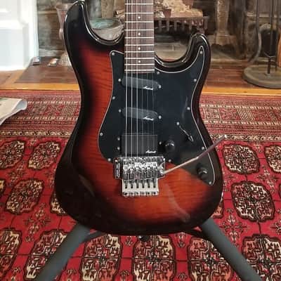 Aria Pro II STG-02-3C/TS STG Series Electric Guitar Superstrat floyd rose MIJ Made In Japan image 6
