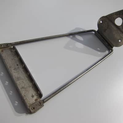 Harmony & Silvertone Archtop & Flat Top Guitar Tailpiece Authentic Vintage Part Circa-1950s-1960s-Nickel Silver image 3