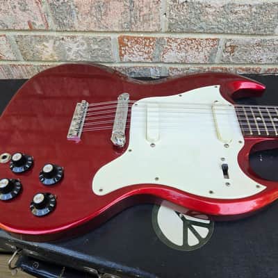 Vintage 1967 Gibson Melody Maker (SG) XII 12-String Electric Guitar w/ Hardshell Case! image 4