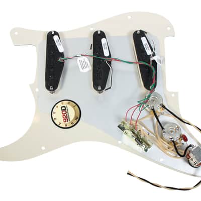 920D Custom DiMarzio Area '58 / '67 / '61 Loaded Stratocaster Pickguard w/ 7-Way Switching, PA/WH image 2