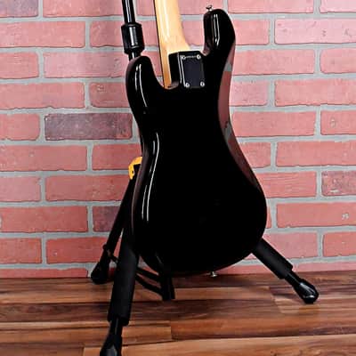 Fender Vintage 1984 Squire P-Bass 32" Medium Scale Made in Japan - Gloss Ebony with Molded Fender Hardshell Case image 14