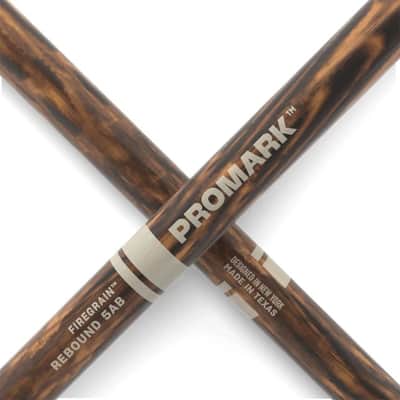 ProMark Rebound 5AB FireGrain Acorn Tip Drum Stick image 3