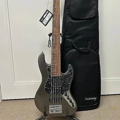 Sadowsky MetroExpress Vintage J/J 5 String Bass w/Morado Fingerboard 2024 - Silver Metallic image 1
