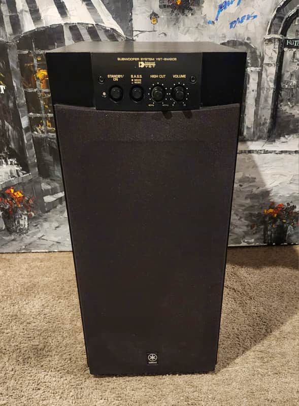Yamaha Yamaha YST-SW205 i 150W powered subwoofer 90s - Black | Reverb