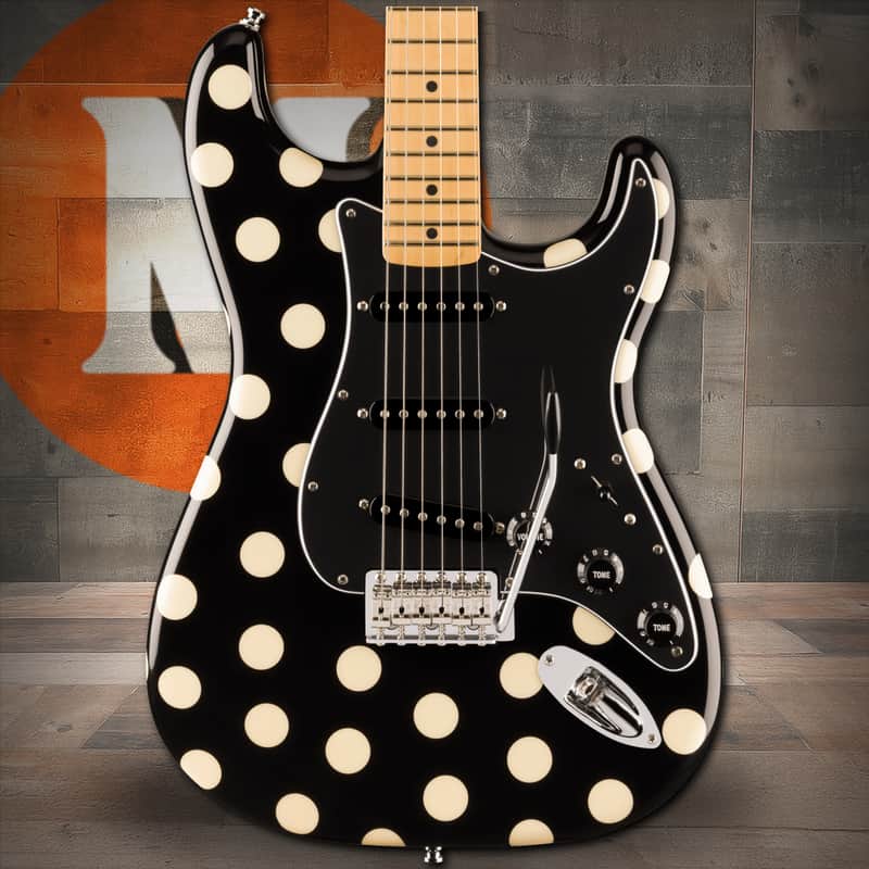 Fender Buddy Guy Standard Stratocaster Maple Fingerboard, Polka Dot Finish image 1
