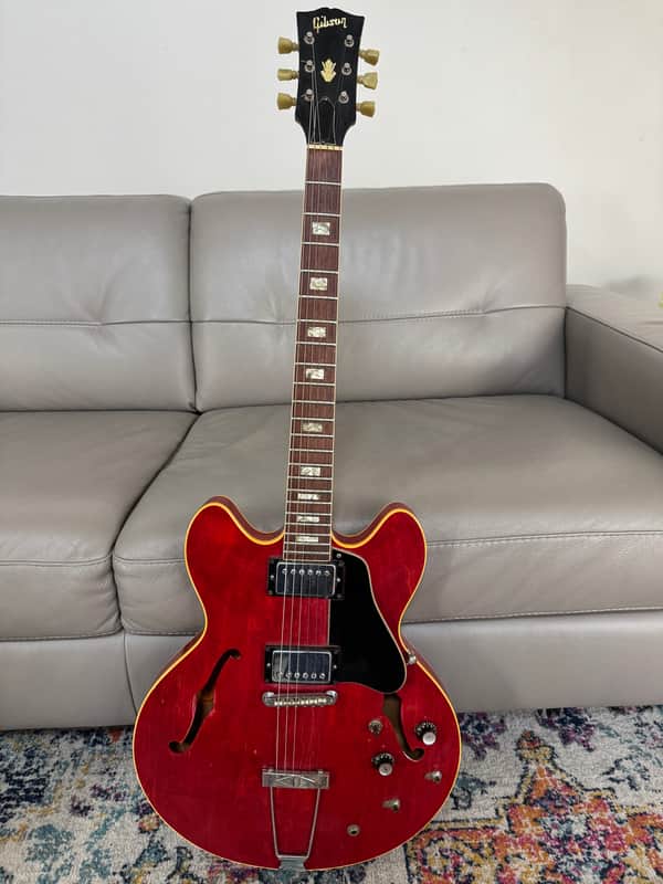 Premium Vintage 1967 Gibson ES-335 TDC Cherry Red Electric Guitar (Serial #898471) image 1