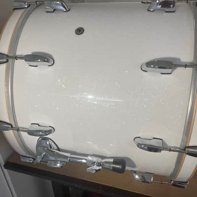 Pearl Masters Music City Custom/Maple Gum 2024 - Snow White Glass Glitter image 6