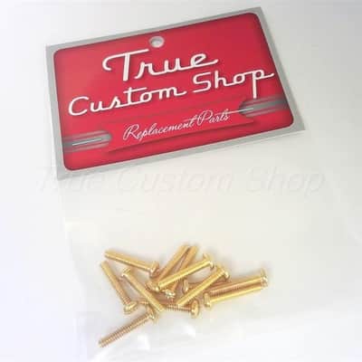 True Custom Shop® Single Coil Pickup Mounting Screws USA Size for Fender Stratocaster and  Tele image 2