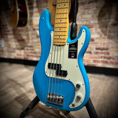Fender American Professional II Precision Bass V - Miami Blue image 1