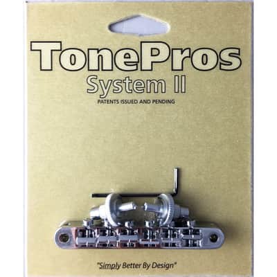 TonePros NVR2P-C Standard Chrome Nashville Post Tuneomatic Notched