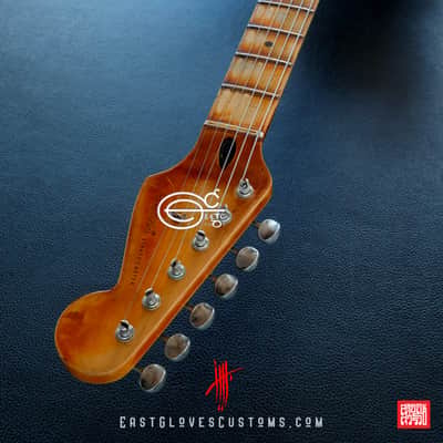 Fender Stratocaster 50th Anniversary Deluxe Series Sunburst Paisley/Pelham Blue Heavy Relic image 18