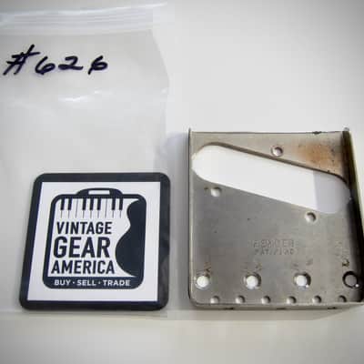 Fender Telecaster Bridge Reproduction Circa-1990s-Chrome image 4