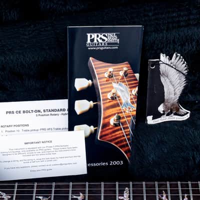 2003 Paul Reed Smith Custom 24 “10 Top” Brazilian Limited Edition Root Beer w/ Case, Hangtags image 23