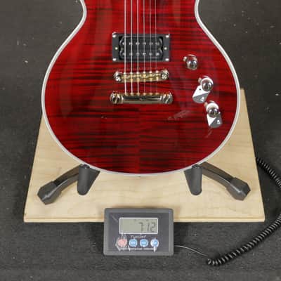 ESP EC-1000T CTM Electric Guitar See Thru Black Cherry image 8