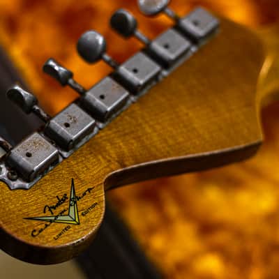 Fender CS 62/63 Dual-Mag II Strat Relic RW Limited 2020 - ABLK/3STB image 3
