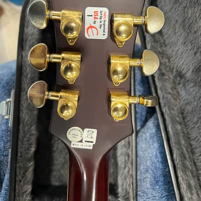 Epiphone Les Paul Custom Prophecy GX 2008 Gold Hardware Gibson Dirty Fingers Black Cherry image 7