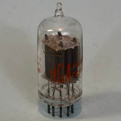 1967 RCA 12AU7A ECC82 Vintage 1960s Gray Plate Side D Getter Tube! T509 image 1