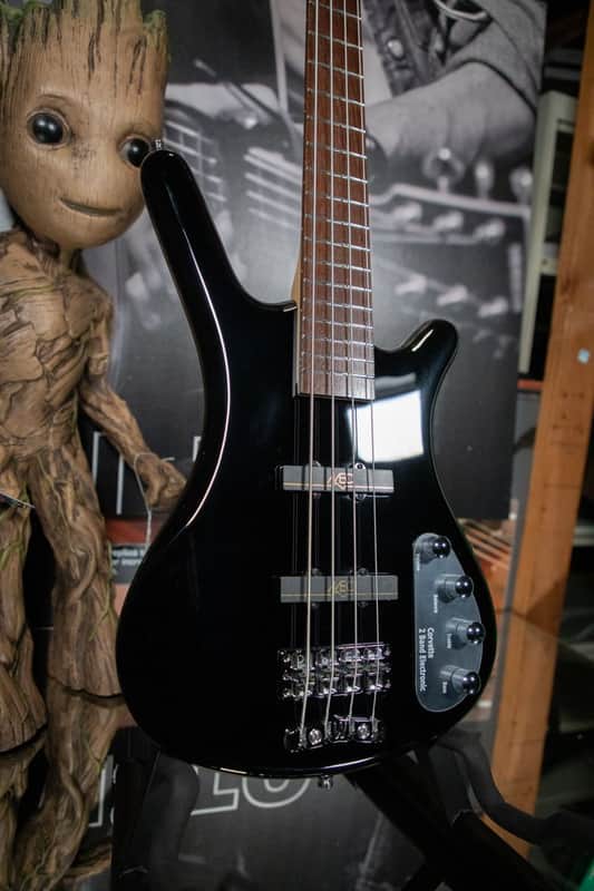 Warwick RockBass Corvette Basic Solid Black High Polish image 1