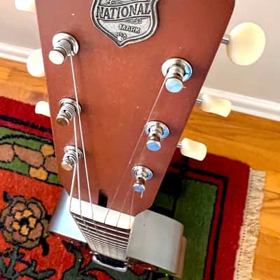 National Reso-Phonic RAW Steel PICCOLO Guitar 2024 image 7