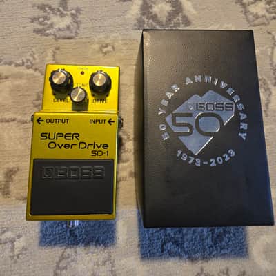 Boss SD-1-B50A 50th Anniversary Super Overdrive 2023 - 2024 - Yellow image 2