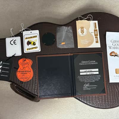 2017 Gibson Custom Shop Les Paul Special Dark Cherry VOS M2M The Tonal Little Brother of John Lennon's Junior Neil Young's Old Black or Robby Krieger's LA Woman image 24