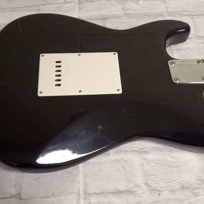 2000 Squier Stratocaster Special Edition SE Full Thickness Body Black image 7