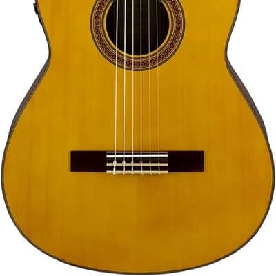 Yamaha CG-TA TransAcoustic Classical Guitar - Natural image 1